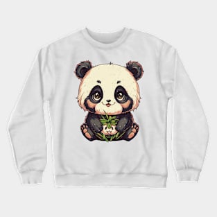 Little Cute Panda Crewneck Sweatshirt